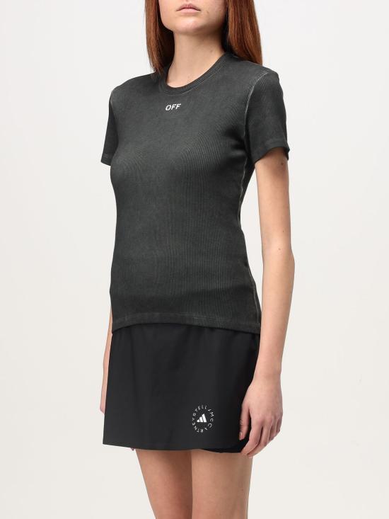 24FW 오프화이트 반팔 티셔츠 OWAA065F24JER0010701 Grey - OFF WHITE