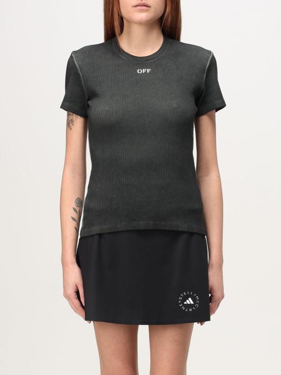 24FW 오프화이트 반팔 티셔츠 OWAA065F24JER0010701 Grey