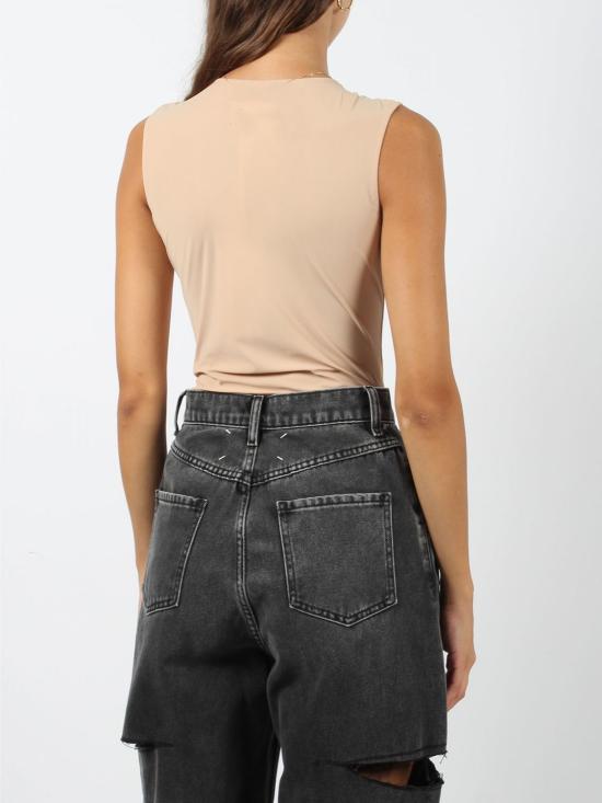 24FW 마르지엘라 민소매 티셔츠 S51NA0065S20518 121 Nude - MAISON MARGIELA