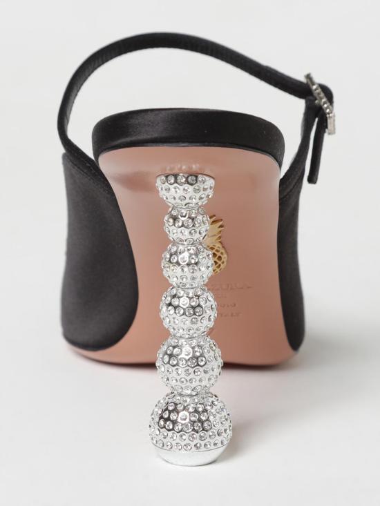 24FW 아쿠아주라 힐/펌프스 SBYHIGM0SAT 000 Black - AQUAZZURA