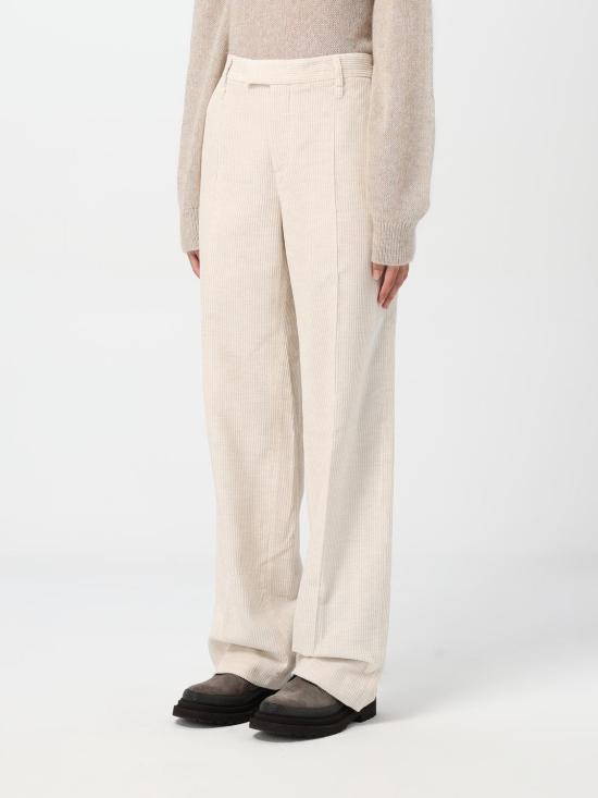 24FW 브루넬로 쿠치넬리 팬츠 MD576P8699 C058 Ivory - BRUNELLO CUCINELLI