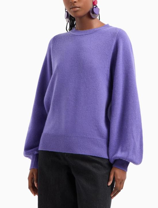 24FW 엠포리오 아르마니 스웨터 6D2MT52M26Z0844 PURPLE - EMPORIO ARMANI