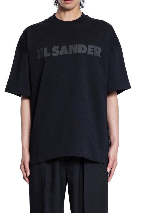 25FW 질샌더 반팔 티셔츠 J21GC0168J20243 001 Black