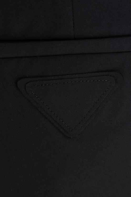 25SS 프라다 스트레이트 팬츠 UP031316A6 F0002 Nero - PRADA