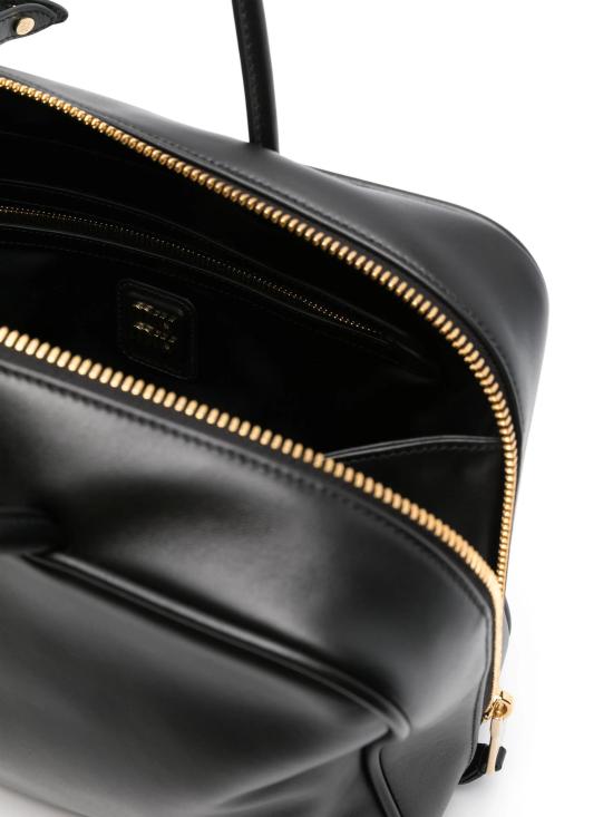 26SS 미우미우 가죽 탑 핸들백 5BB117VMON2CRW F0002 - MIU MIU