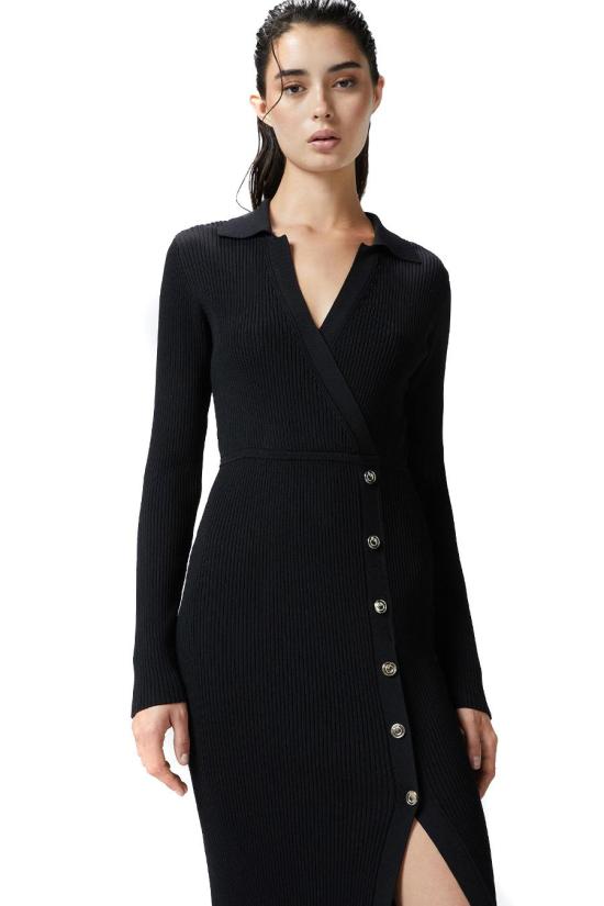 24FW 핑코 롱 원피스 104033A239Z99 BLACK - PINKO