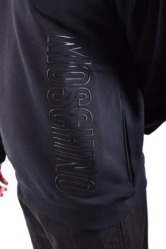 24FW 모스키노 후드 티셔츠 A1715 70281555 BLACK - MOSCHINO