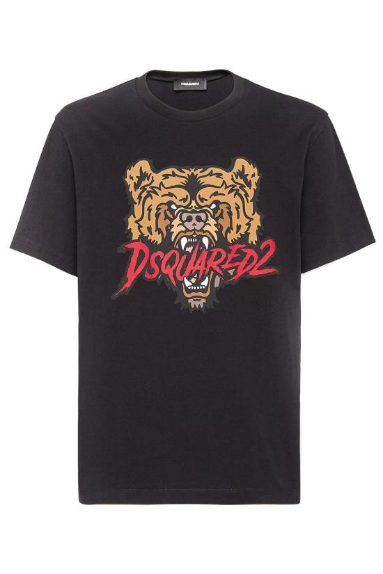 24FW 디스퀘어드2 반팔 티셔츠 S74GD1316 D20014900 BLACK