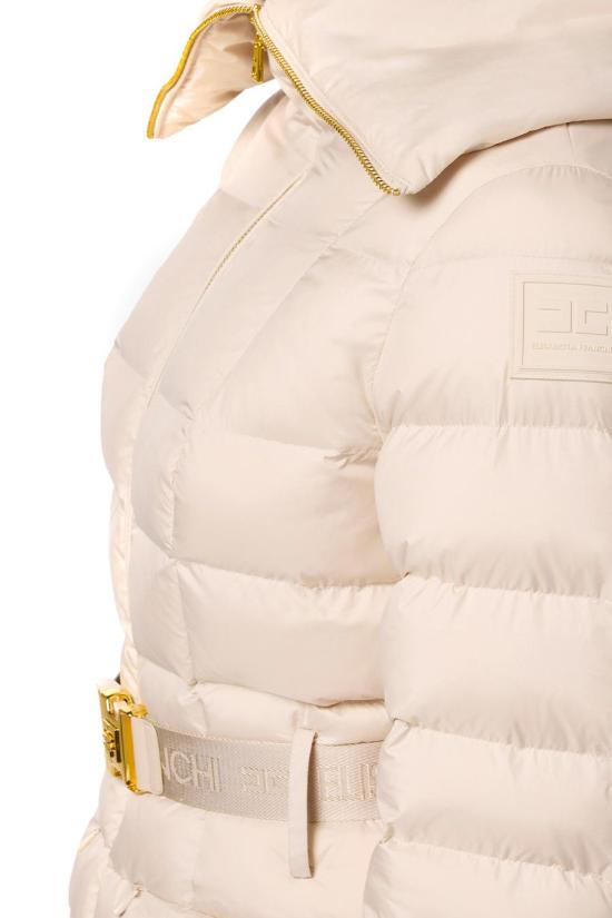 24FW 엘리자베타프랜치 숏패딩 PI76D46E2CI4 WHITE - ELISABETTA FRANCHI