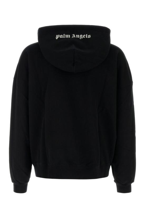 24FW 팜앤젤스 후드 티셔츠 PMBB153C99FLE0021003 Black - PALM ANGELS