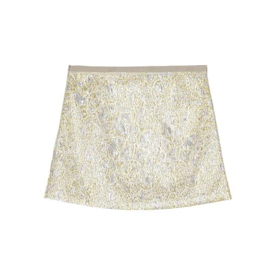 25SS 가니 숏 스커트 W0038 012 GOLD SILVER - GANNI