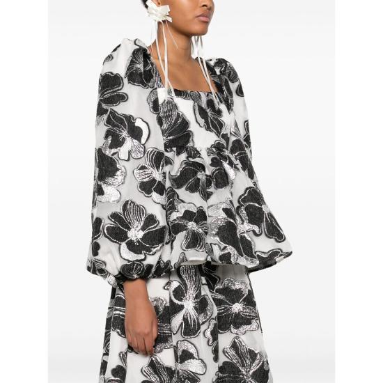 25SS 스티네 고야 블라우스 SGT018 1608 ANEJA WHITE BLACK - STINE GOYA