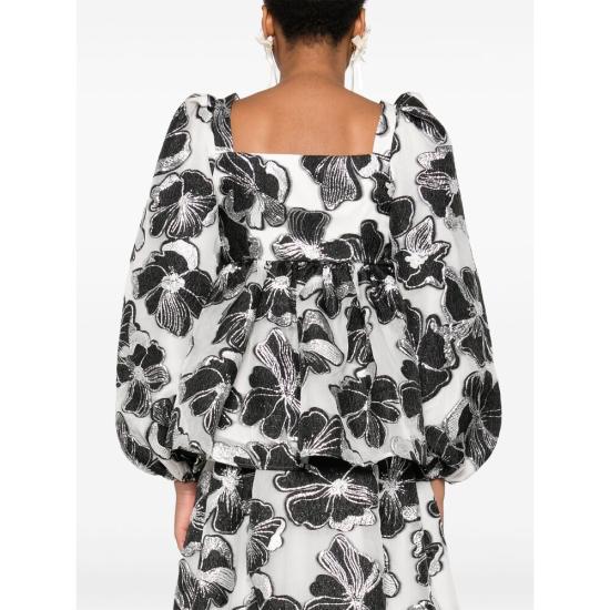 25SS 스티네 고야 블라우스 SGT018 1608 ANEJA WHITE BLACK - STINE GOYA