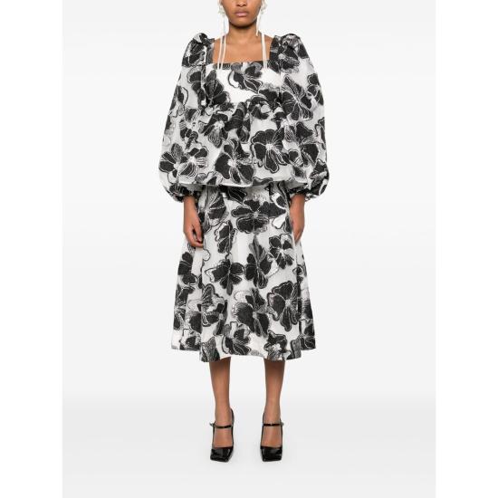 25SS 스티네 고야 블라우스 SGT018 1608 ANEJA WHITE BLACK - STINE GOYA