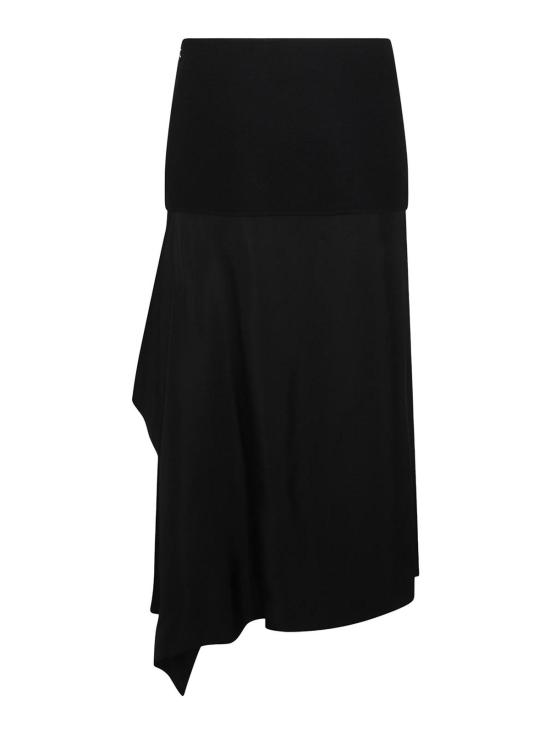 25FW 질샌더 미디 스커트 J02MA0233J20050001 Black - JIL SANDER
