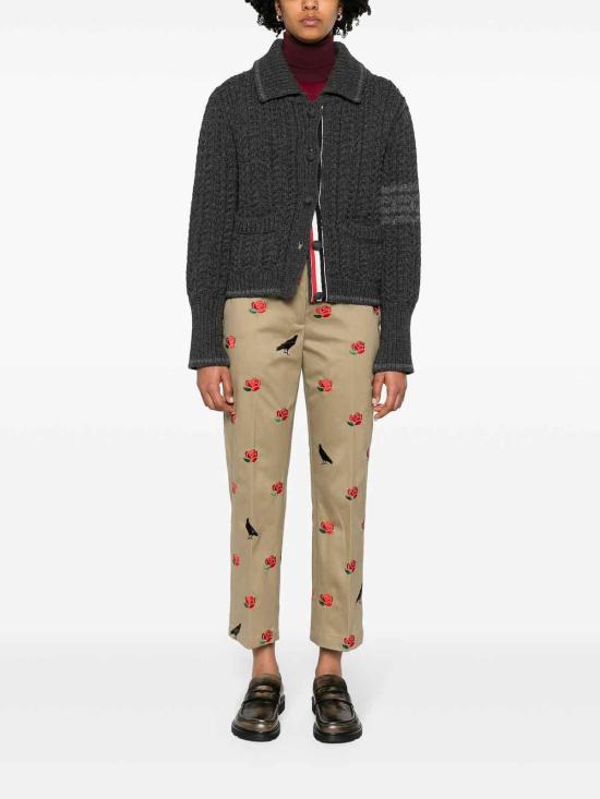  톰브라운 스트레이트 팬츠 FTC496EE1135275 Camel - THOM BROWNE