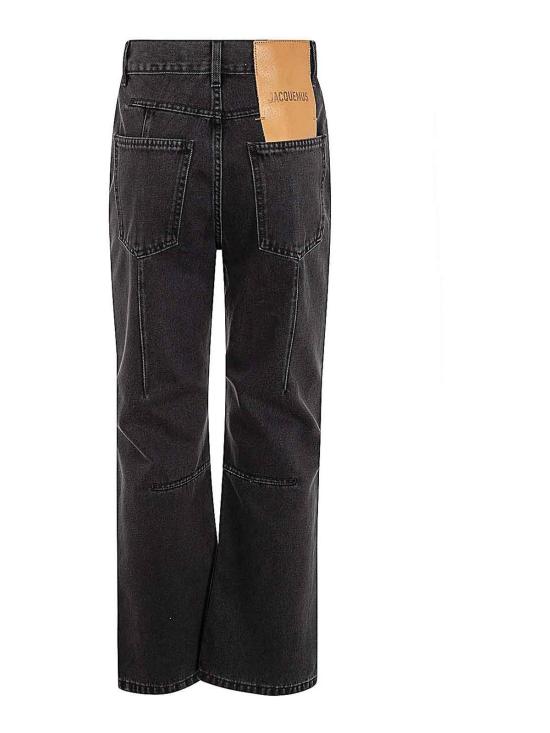 25FW 자크뮈스 스트레이트 팬츠 241DE0351515990 Black - JACQUEMUS