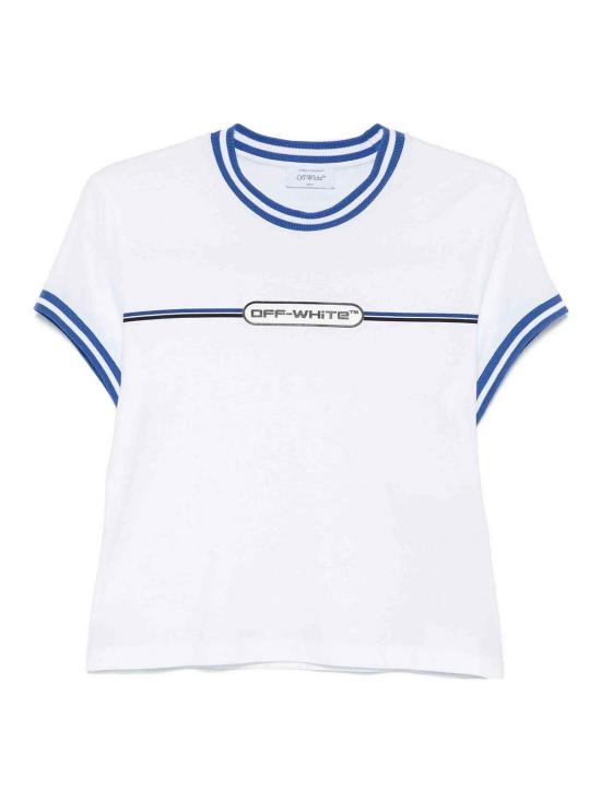  오프화이트 반팔 티셔츠 OWAA112F24JER0020110 White