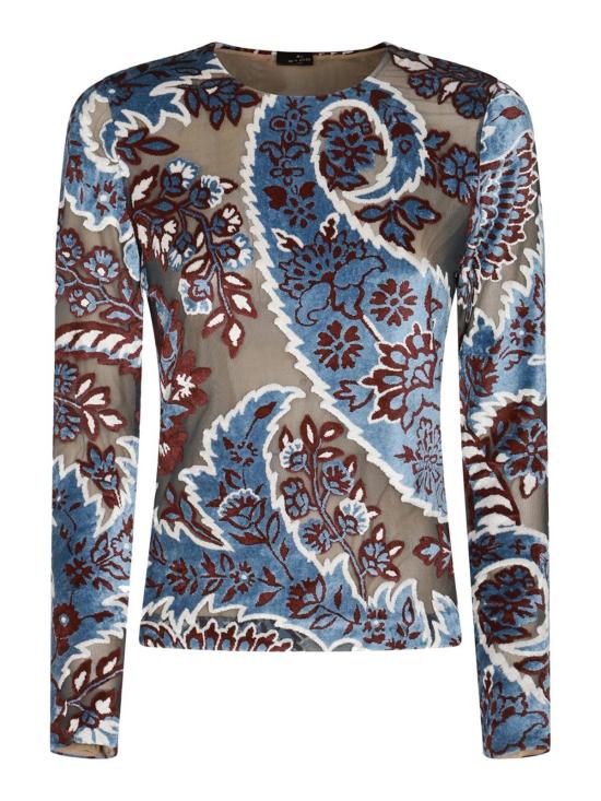  에트로 긴팔 티셔츠 WRJA003899JJD03S9880 Red