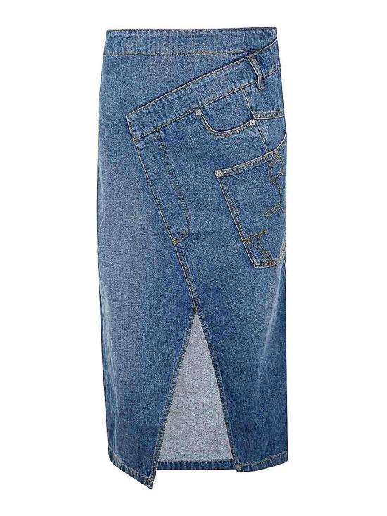  JW앤더슨 데님 스커트 DK0023PG1164804 Blue