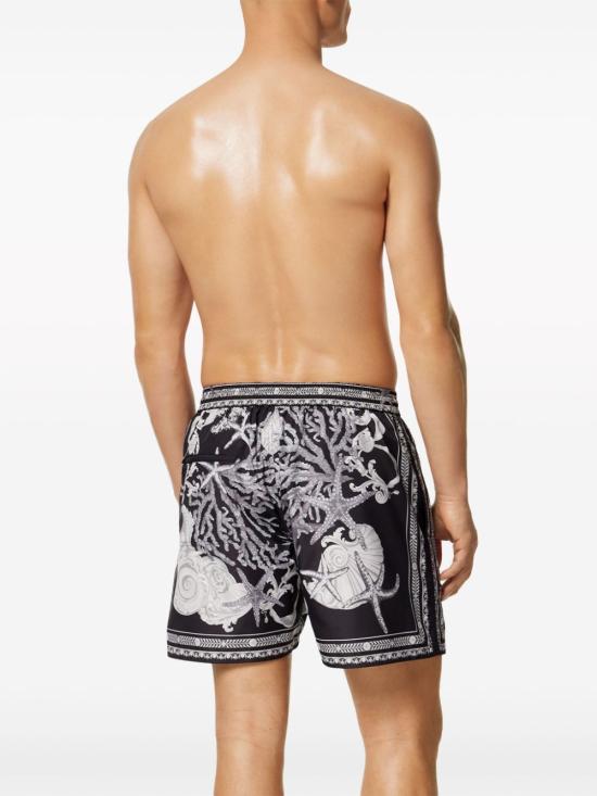 24FW 베르사체 스윔팬츠 10078431A11648 5BC50 BLACK BONE - VERSACE
