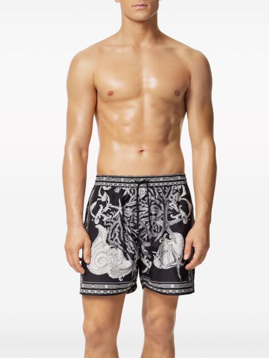 24FW 베르사체 스윔팬츠 10078431A11648 5BC50 BLACK BONE - VERSACE