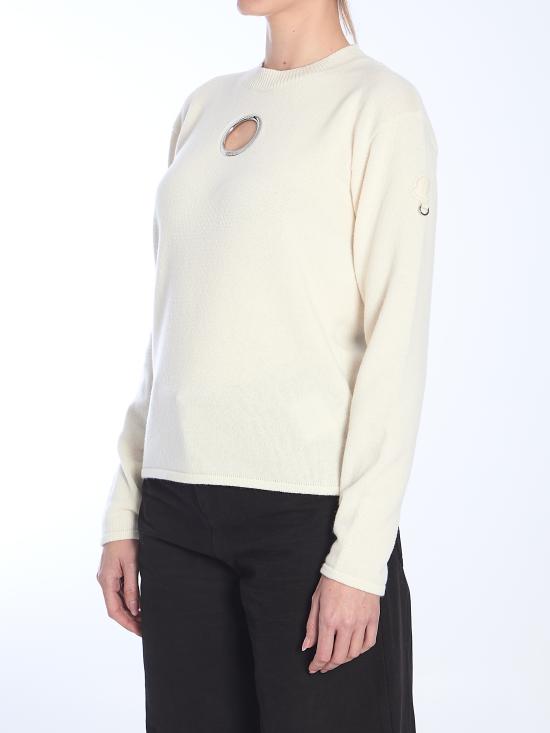 24FW 몽클레어 X 윌로우 스미스 스웨터 9C00001 WHITE - MONCLER X WILLOW SMITH