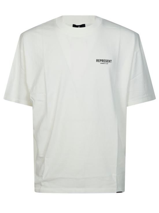 26SS 리프레젠트 반팔 티셔츠 OCM41114 072 BIANCO