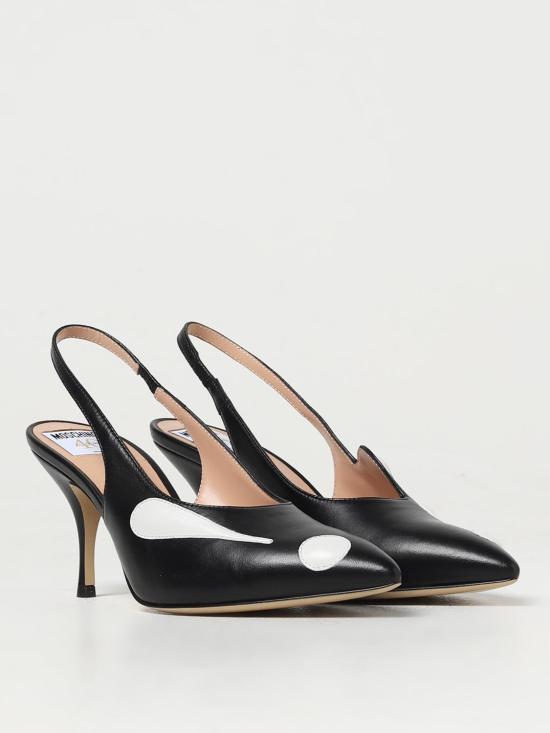  모스키노 뮬/슬리퍼 MA10687C0IM1A 00A Black - MOSCHINO