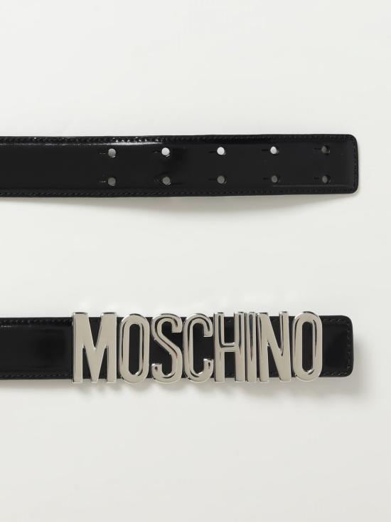 25FW 모스키노 레귤러 벨트 80128007 1555 Silver - MOSCHINO
