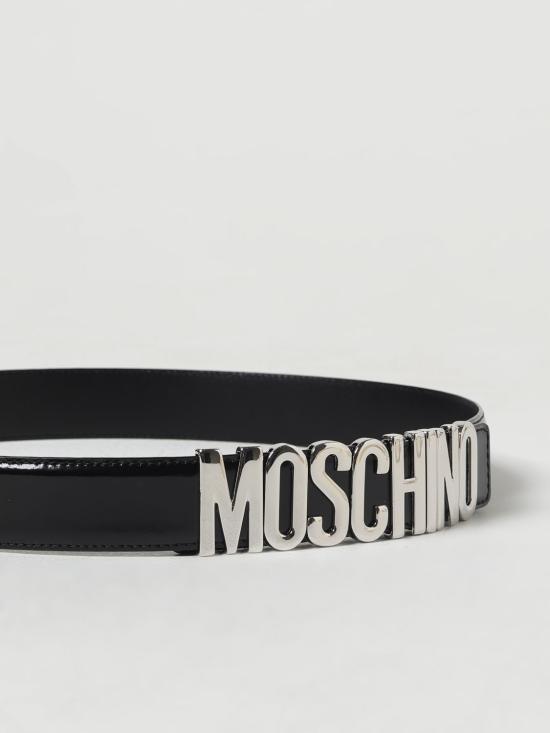 25FW 모스키노 레귤러 벨트 80128007 1555 Silver - MOSCHINO