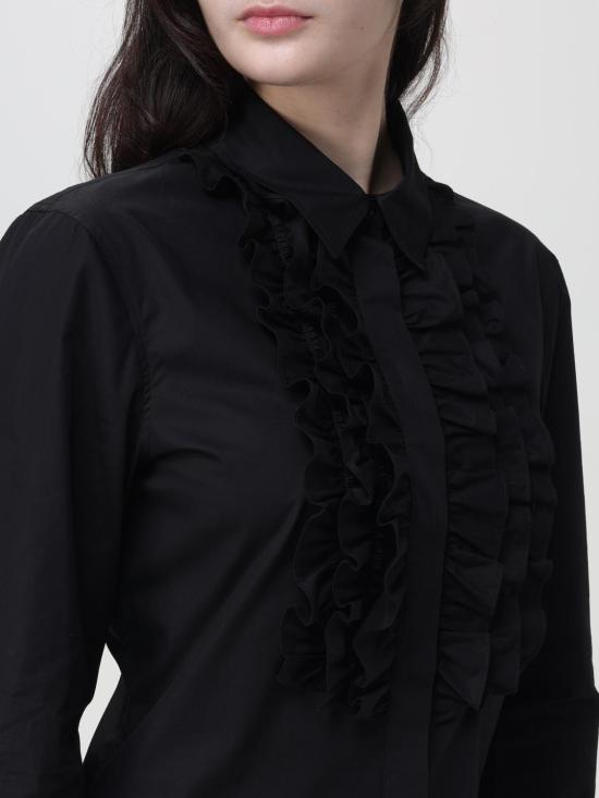 25FW 모스키노 블라우스 02018270 0555 Black - MOSCHINO