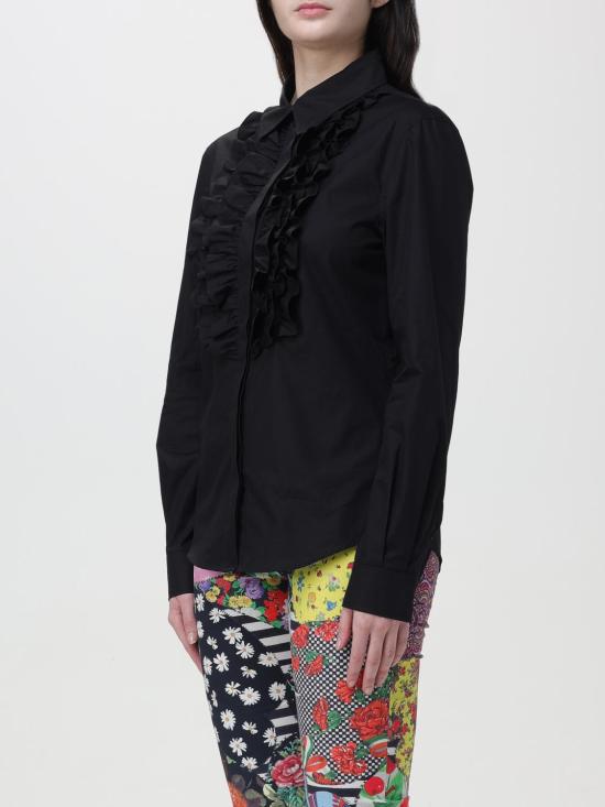 25FW 모스키노 블라우스 02018270 0555 Black - MOSCHINO