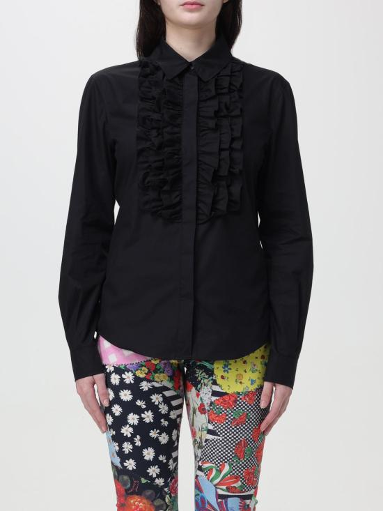 25FW 모스키노 블라우스 02018270 0555 Black