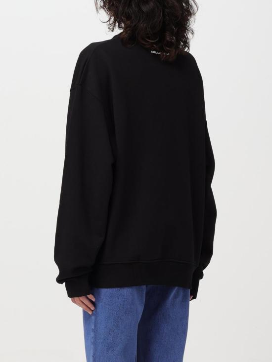26SS 칼라거펠트 스웨터 211U1800 999 Black - KARL LAGERFELD
