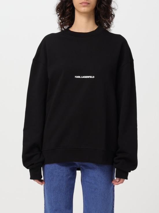 26SS 칼라거펠트 스웨터 211U1800 999 Black