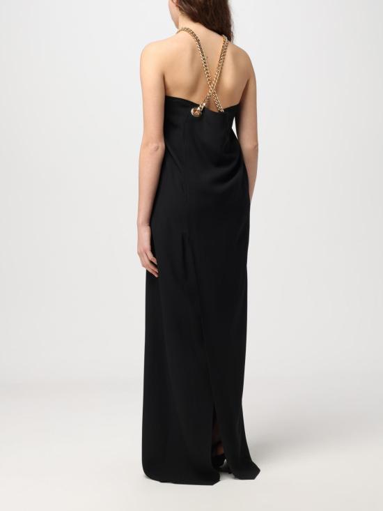  모스키노 롱 원피스 04080433 4555 Black - MOSCHINO