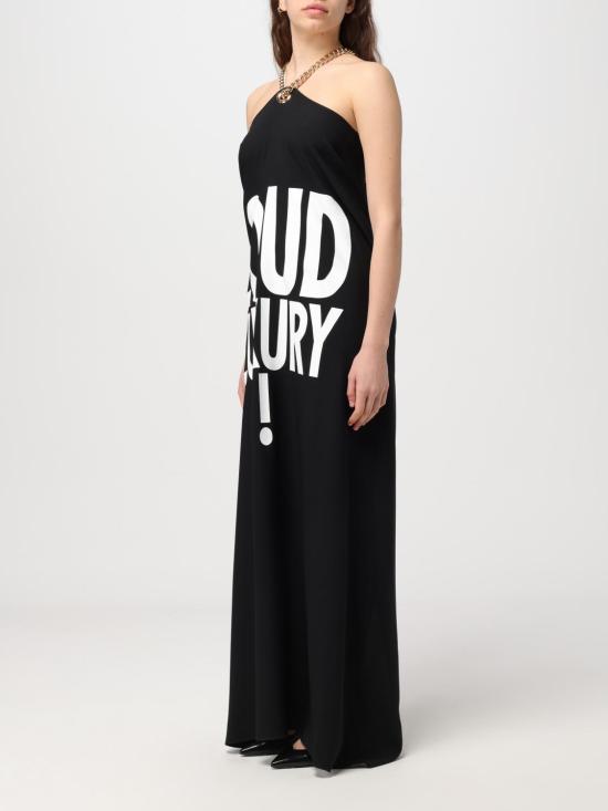  모스키노 롱 원피스 04080433 4555 Black - MOSCHINO