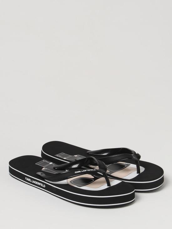 25FW 칼라거펠트 뮬/슬리퍼 KL71005 V00 Black - KARL LAGERFELD