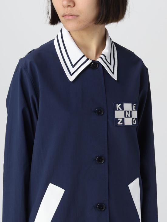  겐조 자켓 FD52BL1629NC 77 Blue - KENZO