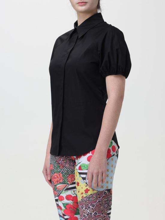 25FW 모스키노 블라우스 02068270 0555 Black - MOSCHINO