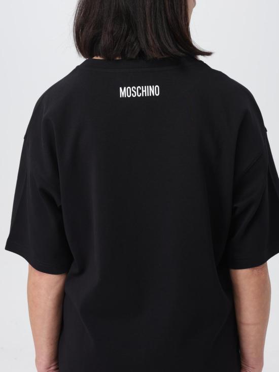  모스키노 롱 원피스 04290442 6555 Black - MOSCHINO