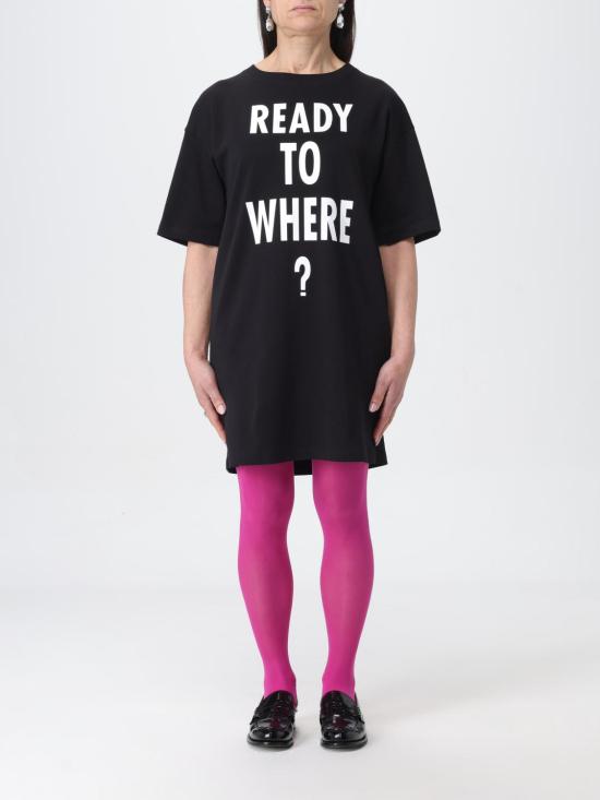  모스키노 롱 원피스 04290442 6555 Black