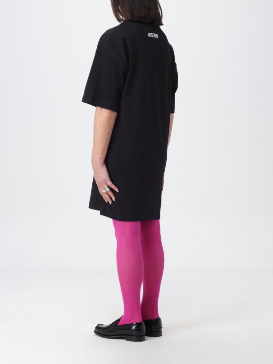  모스키노 롱 원피스 04290442 6555 Black - MOSCHINO