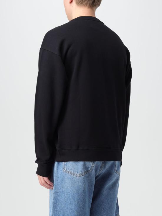 25FW 모스키노 긴팔 티셔츠 17055228 1555 Black - MOSCHINO