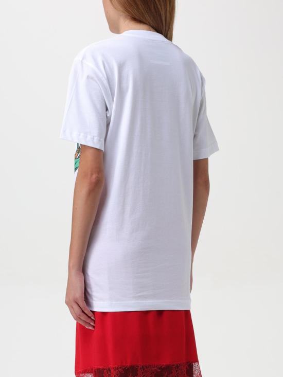 25FW 모스키노 반팔 티셔츠 07025441 1001 White - MOSCHINO