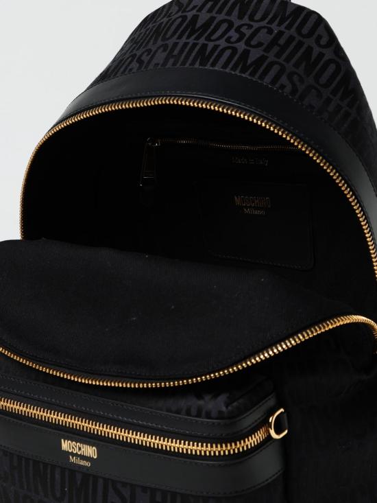 25FW 모스키노 백팩 76018268 1555 Black - MOSCHINO