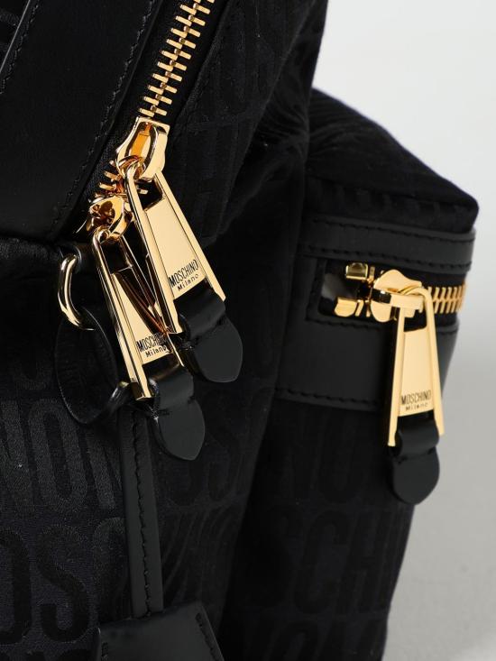 25FW 모스키노 백팩 76018268 1555 Black - MOSCHINO
