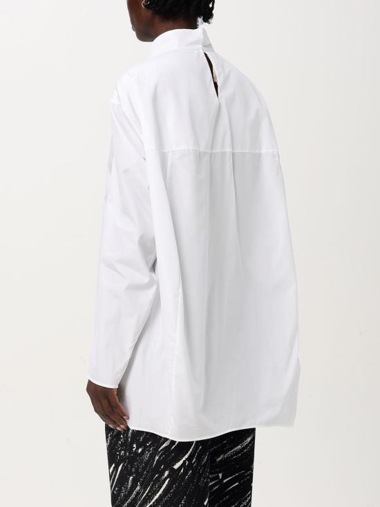 24FW 마르니 블라우스 TTMA0367S0TCY67 00W01 White - MARNI