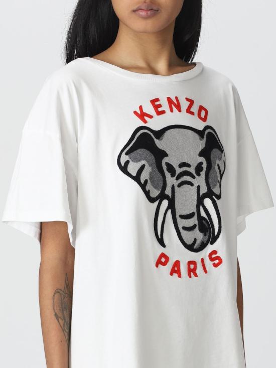  겐조 반팔 티셔츠 FD52TS0024SO 02 White - KENZO